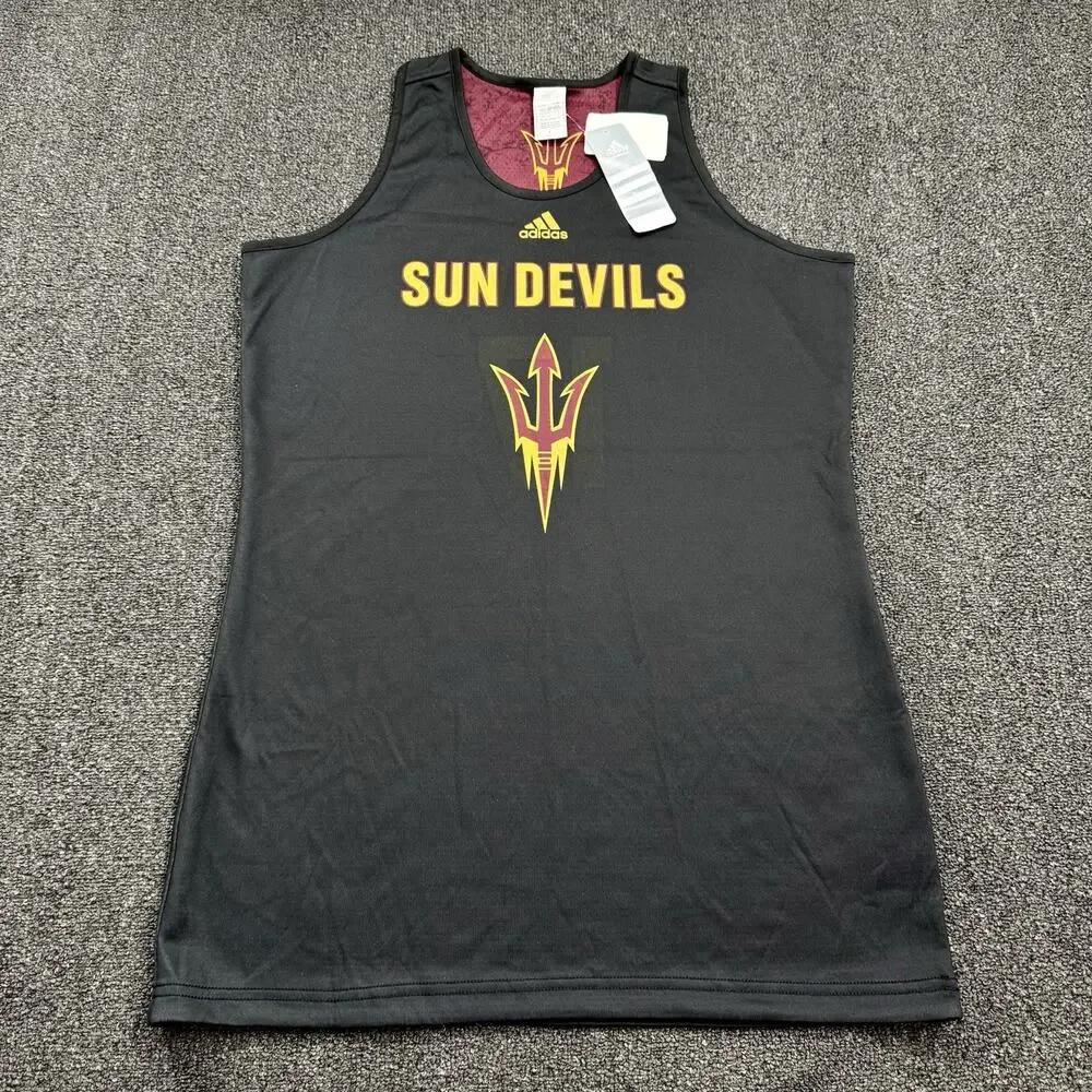 Adidas Arizona State Sun Devils Custom Basketball Jersey Reversible Size Large